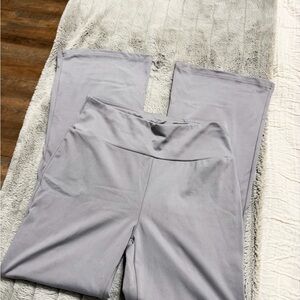 Light Gray Wide Leggings